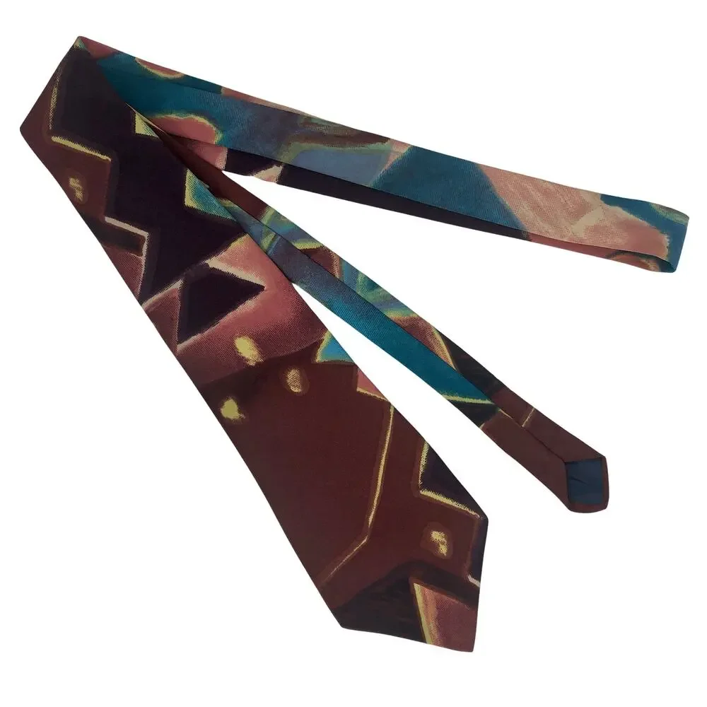 Abstract Watercolor Tie